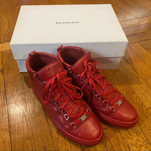 BALENCIAGA Arena RED sz. US10 - Picture 3 of 11